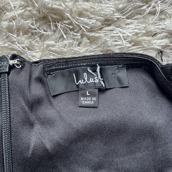 NWOT Lulus Cause for Commotion Black Pleated Bustier Maxi Dress - Picture 8 of 10